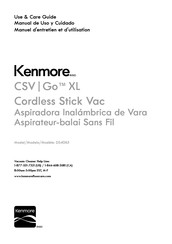 Kenmore CSV Go XL Manual De Uso Y Cuidado