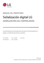 LG LCLG140U Manual Del Propietário