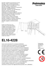 Lemeks Palmako EL16-4228 Instrucciones De Montaje, Instalación Y Mantenimiento