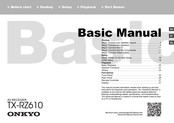 Onkyo TX-RZ610 Manual Básico