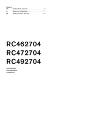 Gaggenau RC472705 Instrucciones De Uso