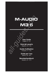 M-Audio M3-6 Guia Del Usuario