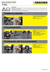 Kärcher T 10/1 Guia De Inicio Rapido