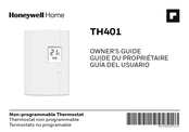 Honeywell Home TH401 Guia Del Usuario