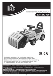 HOMCOM 370-243V00 Manual De Instrucciones