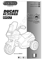 Peg-Perego DUCATI 1098 IGED0913 Empleo Y Manutencion