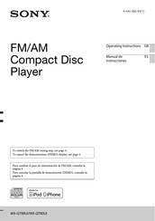 Sony WX-GT88UI Manual De Instrucciones