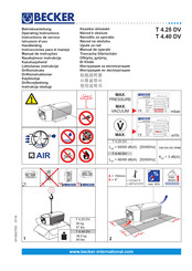 Becker T 4.25 DV Instrucciones Para El Manejo