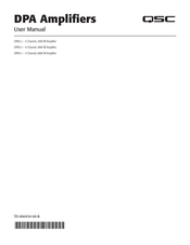 QSC DPA4.3 Manual Del Usuario