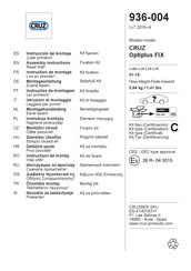CRUZ 936-004 Instrucción De Montaje
