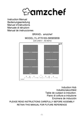 amzchef YL-IF7018S-5B5B5B5B Manual De Instrucciones