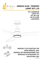 KLASS Fan TENERIFE L1S Manual De Instrucciones