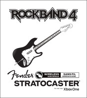 MadCatz ROCKBAND 4 Fender STRATOCASTER Manual Del Usuario