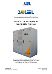 Soleil DSPX TLH 1500 Manual De Instalación