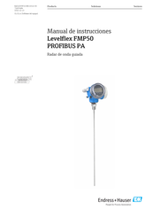 Endress+Hauser Levelflex FMP50 PROFIBUS PA Manual De Instrucciones