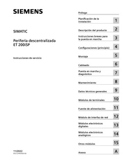 Siemens SIMATIC ET 200iSP Instrucciones De Servicio