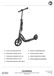 Hudora 14235 Instrucciones De Montaje Y De Uso