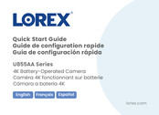 Lorex U855AA Serie Guía De Configuración Rápida