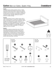 Crate&Barrel Gather Manual De Instrucciones