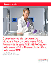 Thermo Scientific FDE Forma Instalación Y Uso