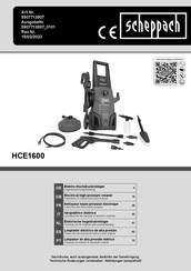 Scheppach HCE1600 Traduccion Del Manual De Instrucciones Originale