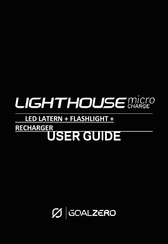 GOAL ZERO LIGHTHOUSE Manual De Instrucciones