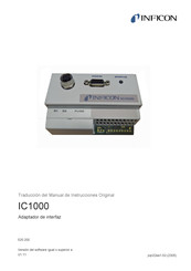 Inficon IC1000 Traduccion Del Manual De Instrucciones Originale