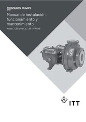 ITT Goulds Pumps CV3198 i-FRAME Manual De Instalación, Funcionamiento Y Mantenimiento