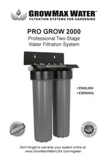 GrowMax Water PRO GROW 2000 Manual De Instrucciones