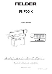 Felder FS 700 K Instrucciones De Servicio