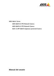 Axis Communications Q60-E Serie Manual Del Usuario