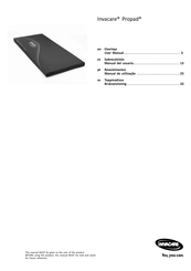 Invacare Propad Manual Del Usuario