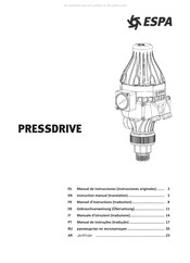 Espa PRESSDRIVE Manual De Instrucciones