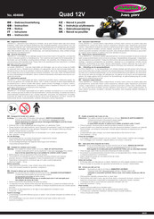 Jamara Quad 12V Instrucciones