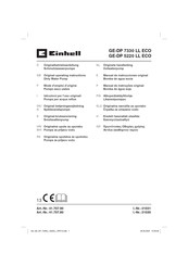 EINHELL GE-DP 5220 LL ECO Manual De Instrucciones