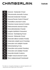 Chamberlain TX4RUNI Manual De Instrucciones