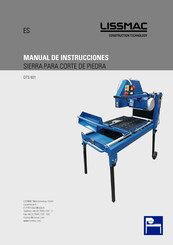 Lissmac DTS 601 Manual De Instrucciones