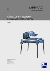 Lissmac DTS 402 Manual De Instrucciones