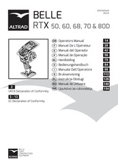 Altrad Belle RTX 50R Manual Del Operador