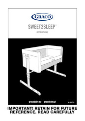 Graco SWEET2SLEEP Manual De Instrucciones