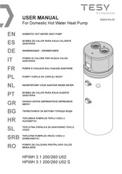 TESY HPWH 3.1 200/260 U02 Manual Del Usuario