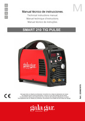 Gala Gar SMART 210 TIG PULSE Manual Técnico De Instrucciones