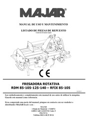 MAJAR RFIX 105 Manual De Uso Y Mantenimiento