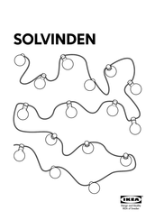 IKEA SOLVINDEN Manual De Instrucciones