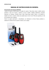 Retevis RT-628 Manual De Instrucciones