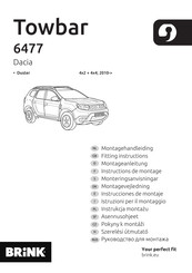 Brink Towbar 6477 Instrucciones De Montaje