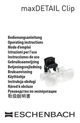 Eschenbach MaxDetail Clip Instrucciones De Uso