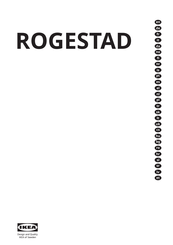 IKEA ROGESTAD Manual De Instrucciones