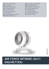 TEFAL AIR FORCE INTENSE HE715 Serie Guia Del Usuario