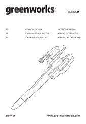 GreenWorks BL40L511 Manual Del Operador